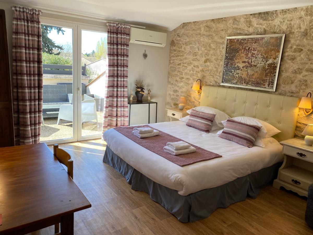Hotel L'Escale Des Alpilles Rognonas Exterior foto